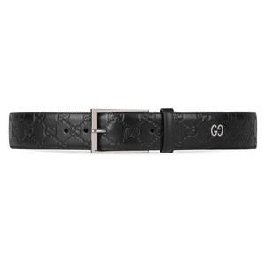 구찌 남성 벨트 Gucci Signature belt with GG detail 474311CWC1N1000이끌라구찌