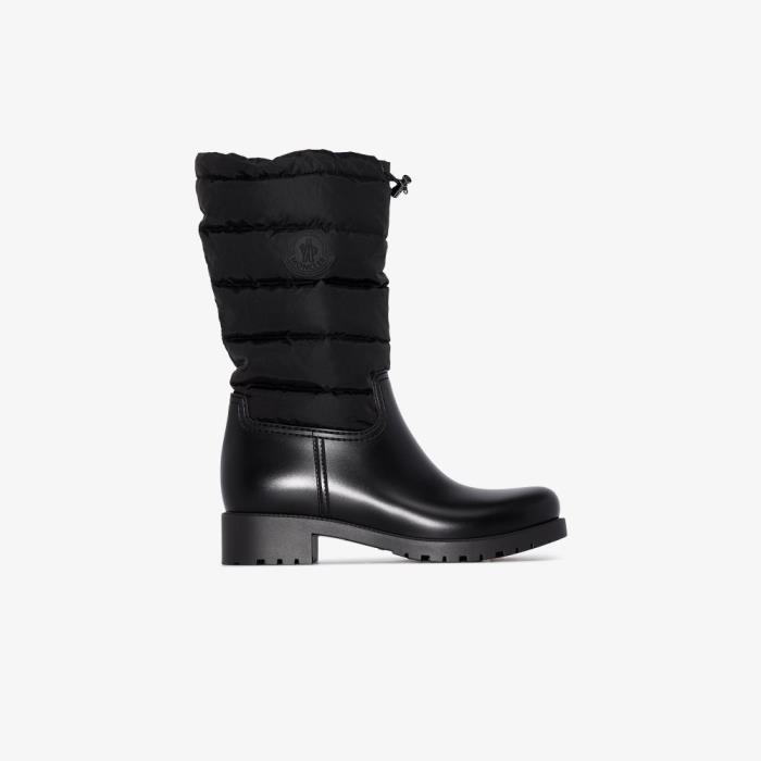 몽클레르 여성 부츠 Black Ginette padded leather boots 15400559_F209B4G5010001AM9이끌라몽클레르
