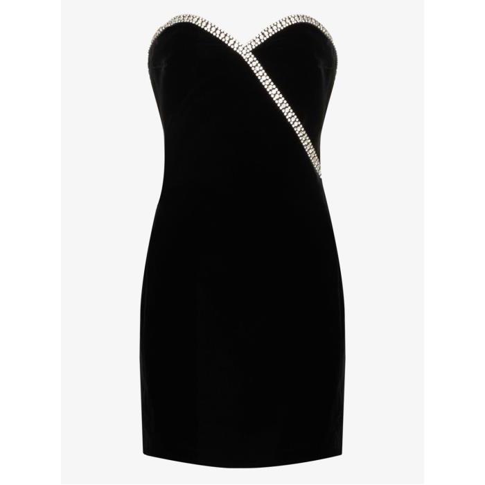 생로랑 여성 원피스 black embellished velvet mini dress 17398229_689341Y525R이끌라생로랑