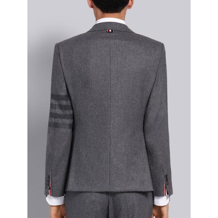 톰브라운 남성 자켓 블레이저 Medium Grey Wool Cashmere Flannel Classic Tonal 4 Bar Sport Coat MJC001A-06393-035이끌라톰브라운