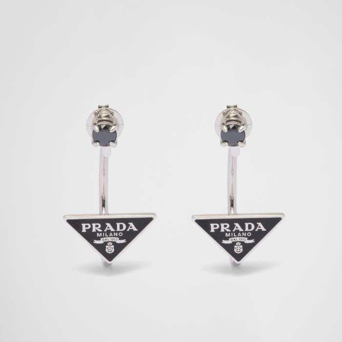 프라다 여성 귀걸이 1JO754_2DSP_F0T8O Prada Symbole earrings이끌라프라다