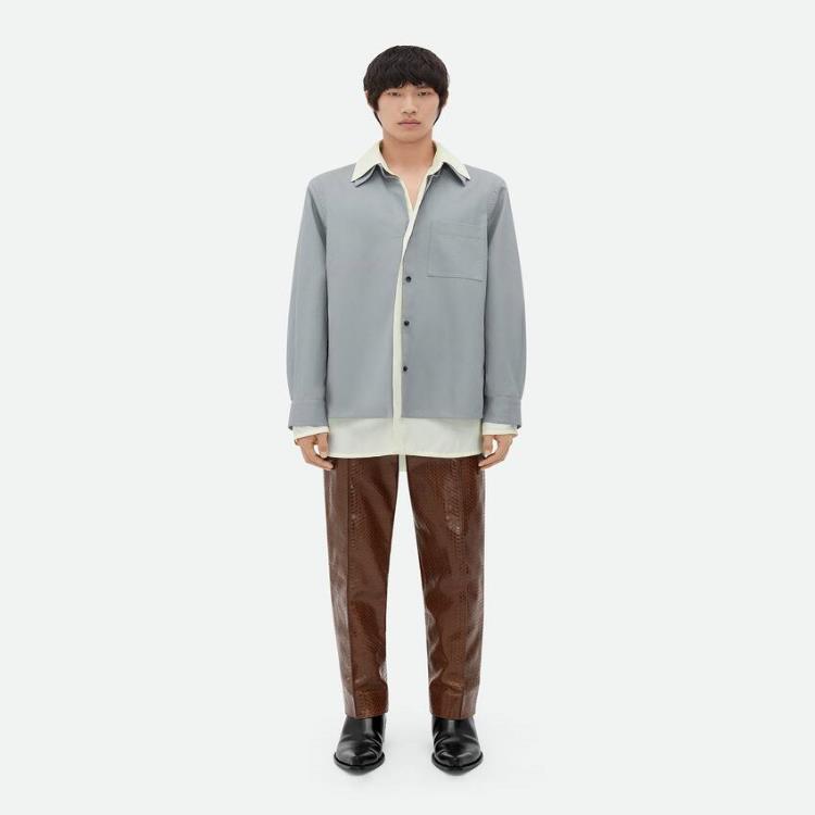 보테가베네타 남성 셔츠 Relaxed Fit Linen Double Shirt 739115V32M01248이끌라보테가베네타