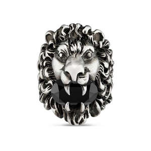구찌 남성 반지 Lion head ring with crystal 402763J1D509074이끌라구찌