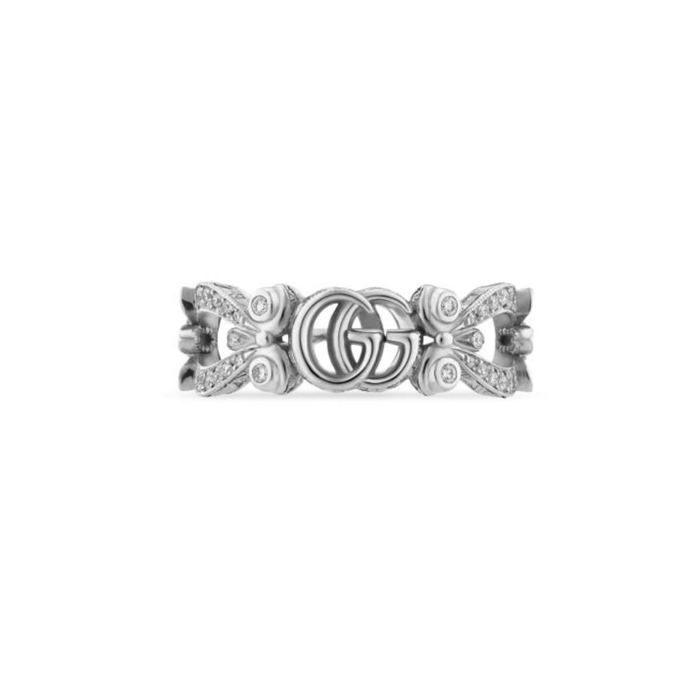 구찌 여성 반지 Gucci Flora 18k ring with pave diamonds 629828J85689066이끌라구찌