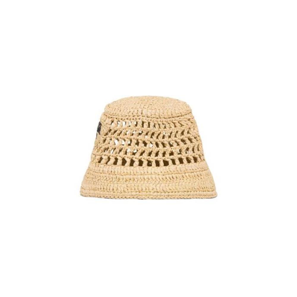 프라다 여성 모자 1HC137_2A2T_F0018 Woven fabric bucket hat이끌라프라다