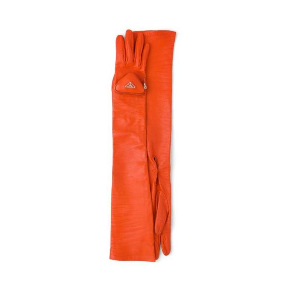 프라다 여성 장갑 1GG144_2DWZ_F0049 Long nappa leather gloves with pouch이끌라프라다