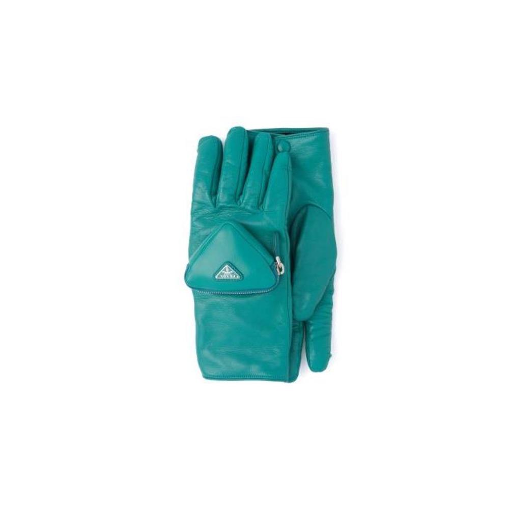 프라다 여성 장갑 1GG141_2DWZ_F0363 Nappa leather gloves with pouch이끌라프라다