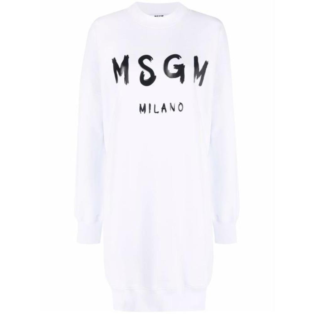 MSGM 여성 원피스 로고 프린트 스웨터 드레스 2000MDA511200001이끌라MSGM