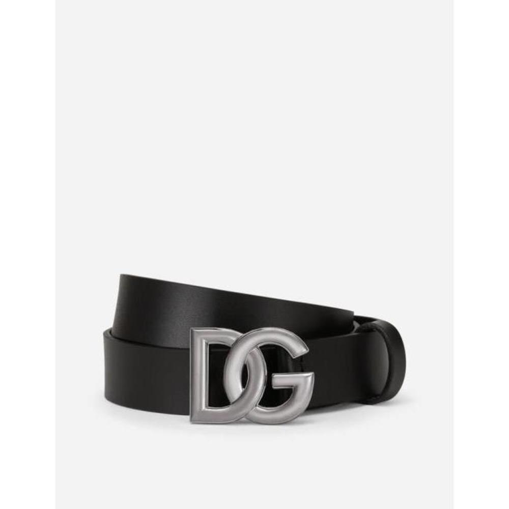 돌체앤가바나 남성 벨트 Lux leather belt with crossover DG logo buckle BC4645AX62280999이끌라돌체 앤 가바나