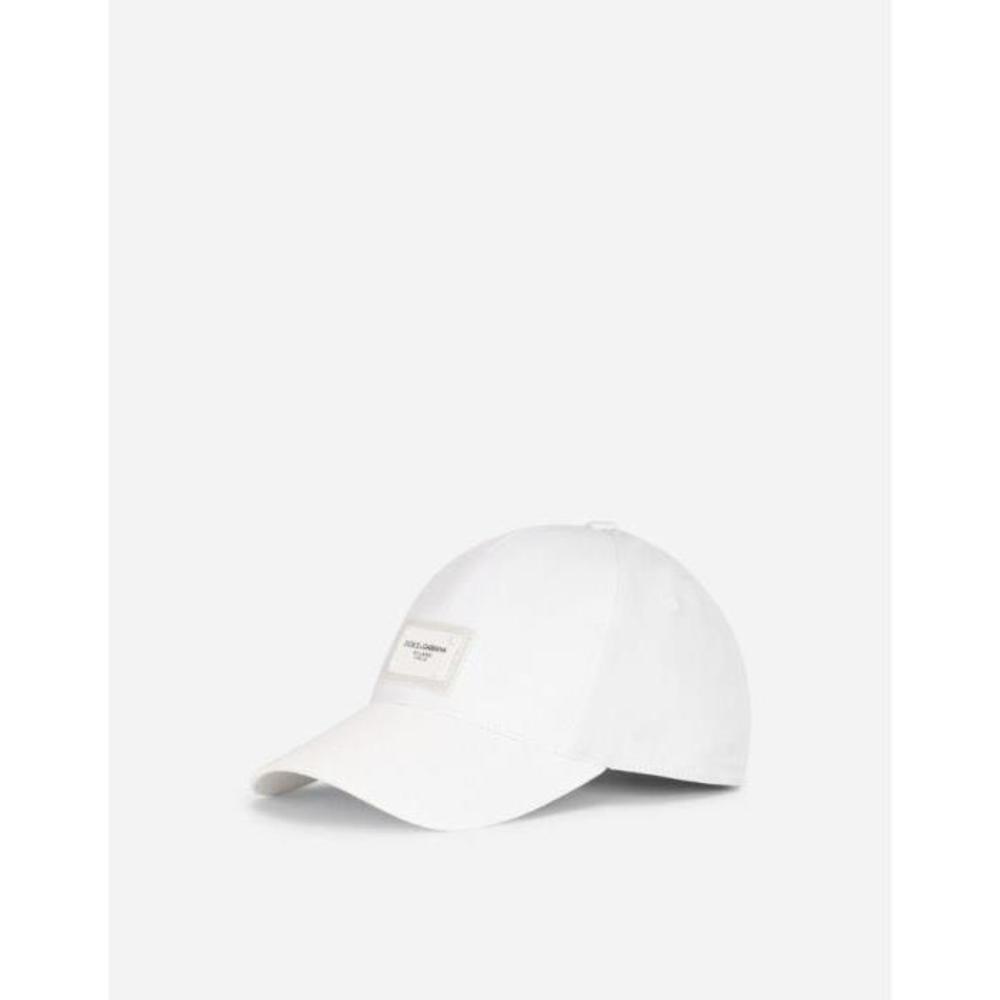 돌체앤가바나 남성 모자 Baseball cap with branded plate GH590AFUFJRW0800이끌라돌체 앤 가바나