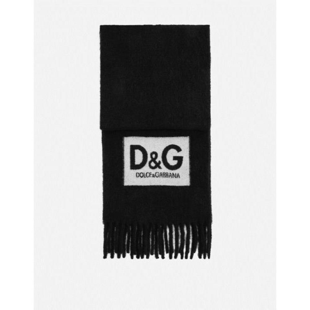 돌체앤가바나 남성 스카프 숄 Wool scarf with DG patch GQ294EG2UBEN0000이끌라돌체 앤 가바나