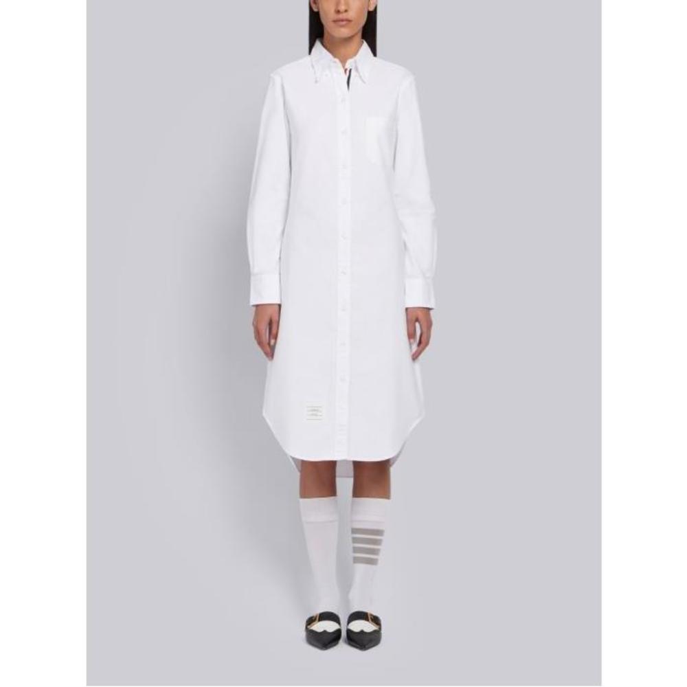 톰브라운 여성 원피스 White Classic Oxford Knee Length Shirtdress FDS001E-06177-100이끌라톰브라운