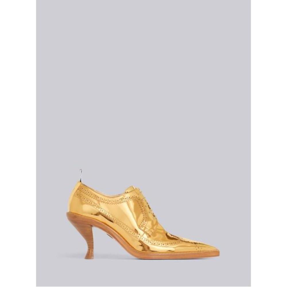 톰브라운 여성 부츠 Gold Specchio Calf Leather 75mm Curved Heel Longwing Brogue FFH223A-07476-715이끌라톰브라운