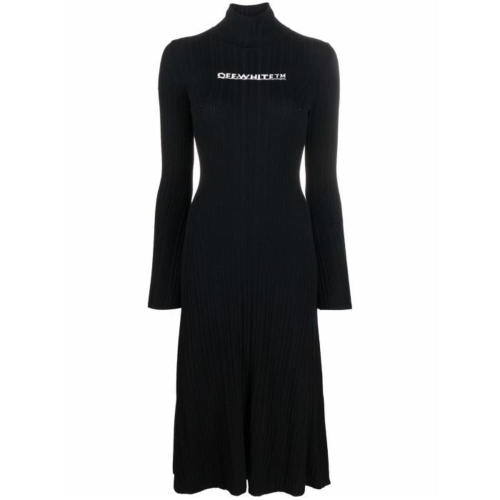 오프화이트 여성 원피스 인타르시아 로고 드레스 OWHI047F21KNI0011001이끌라오프화이트