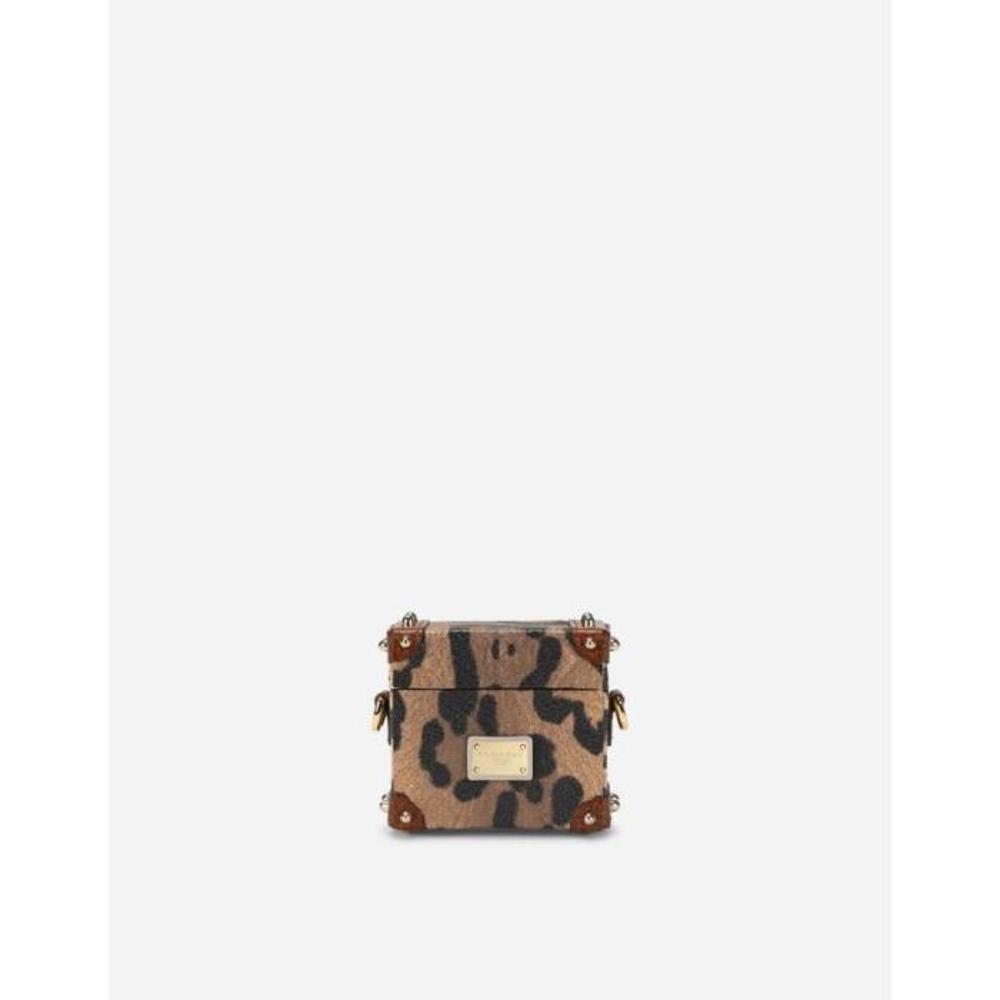 돌체앤가바나 남성 디지털액세서리 Airpods case in leopard print Crespo with branded plate BI3067AW384HYNBM이끌라돌체 앤 가바나