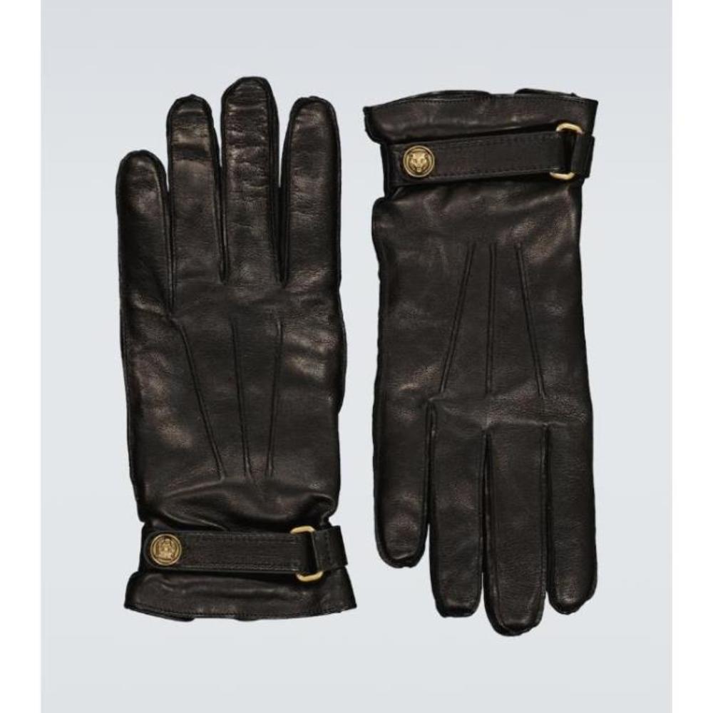 구찌 남성 장갑 Cashmere lined leather gloves P00584683이끌라구찌