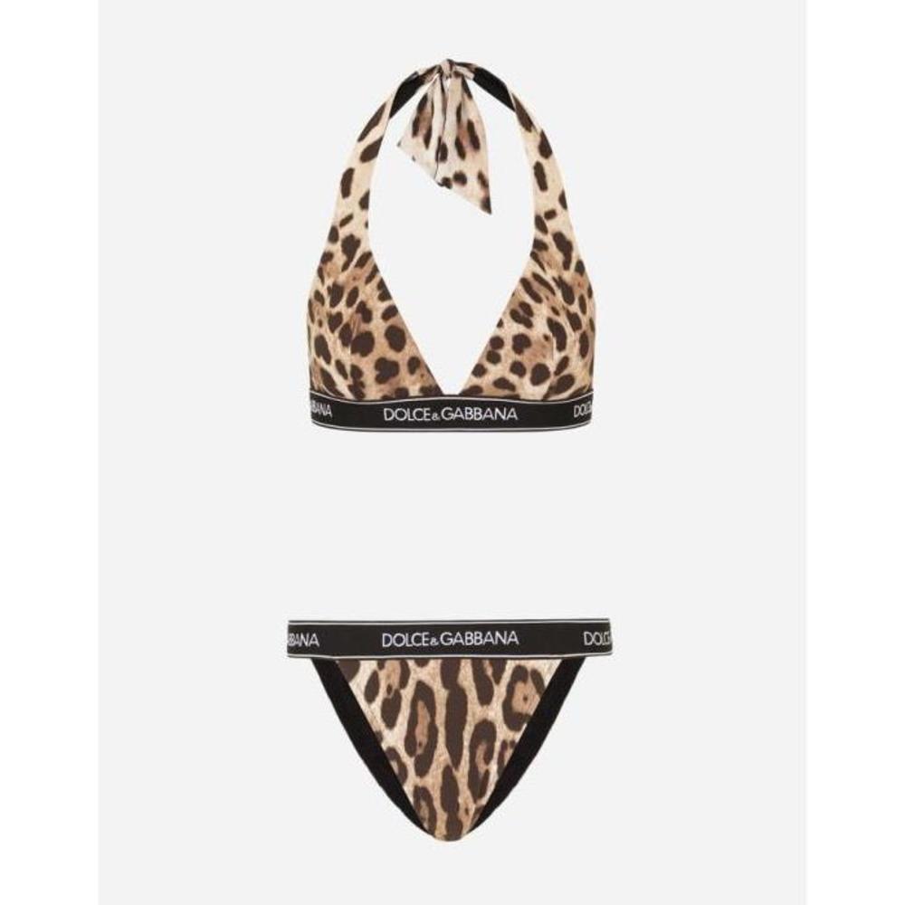 돌체앤가바나 여성 비치웨어 Leopard print bikini with branded elastic O8A85JFSGDMHY13M이끌라돌체 앤 가바나