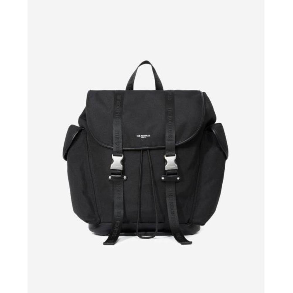 더쿠플스 남성 백팩 Black technical backpack with pockets AHSA24004KBLA01이끌라더쿠플스