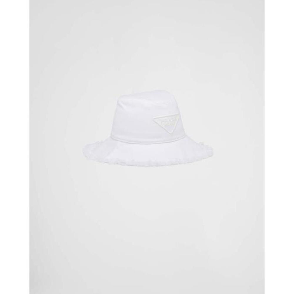 프라다 여성 모자 1HC145_2FMB_F0009 Drill hat이끌라프라다
