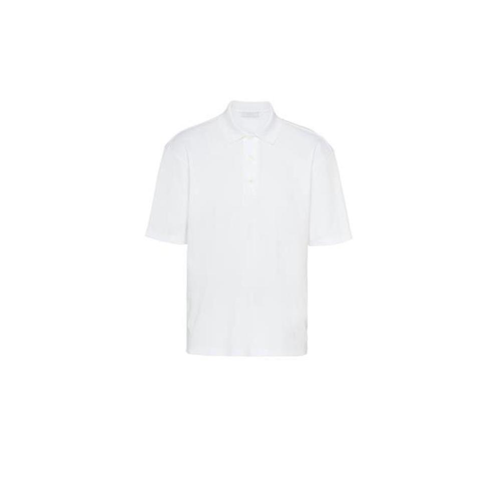 프라다 남성 티셔츠 맨투맨 UJN811_240_F0009_S_221 Cotton polo shirt이끌라프라다
