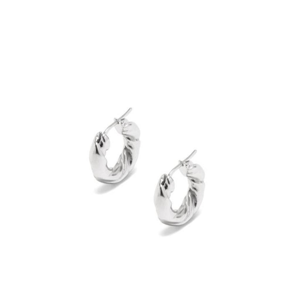 로에베 여성 귀걸이 Nappa twist earrings in sterling silver Silver J000239X09이끌라로에베