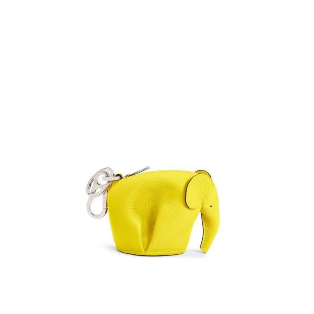 로에베 여성 키링 가죽소품 Elephant charm in classic calfskin Yellow C880N96X01이끌라로에베