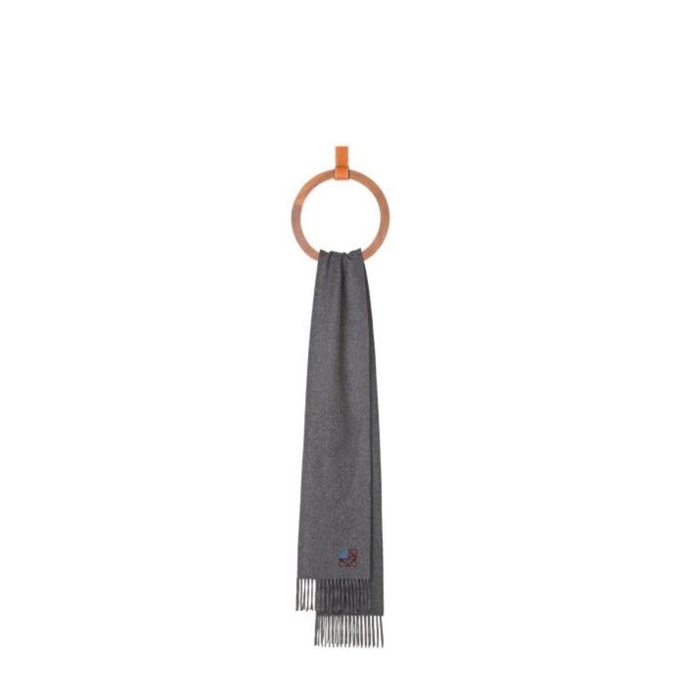로에베 여성 스카프 숄 Anagram scarf in cashmere Grey F000914X04이끌라로에베