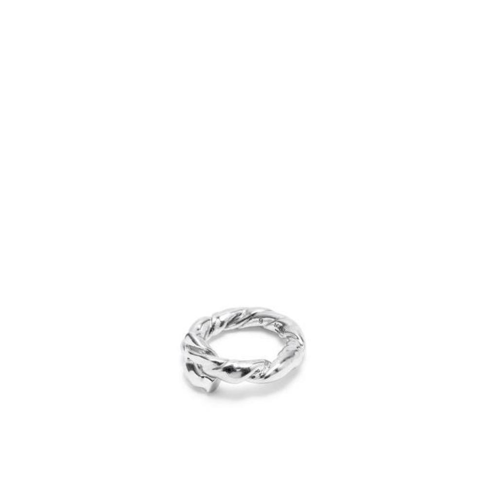로에베 여성 반지 Nappa twist ring in sterling silver Silver J000305X03이끌라로에베