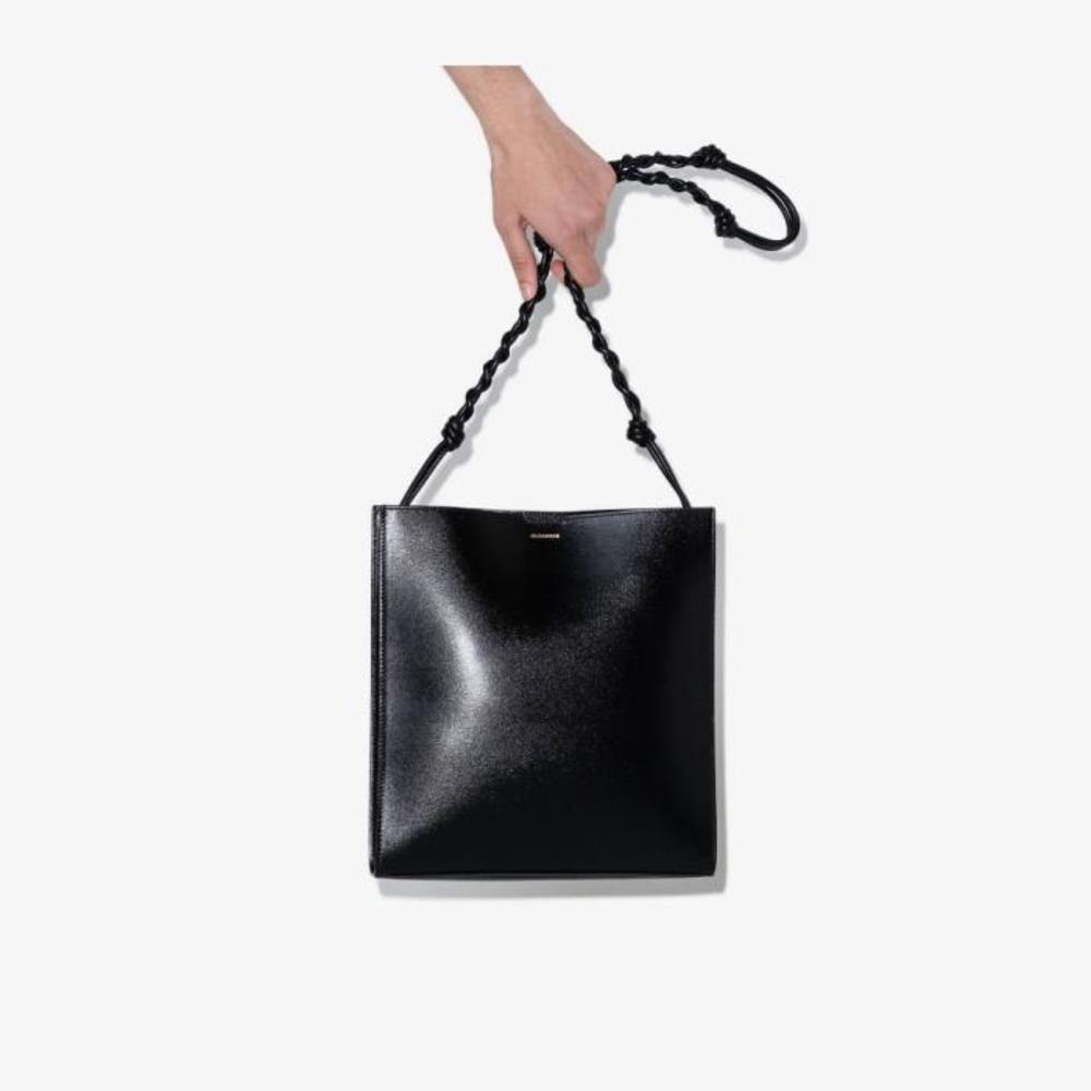 질샌더 여성 숄더백 크로스백 Black Tangle Medium Leather Cross Body Bag 18541004_J07WG0023P4841이끌라질샌더
