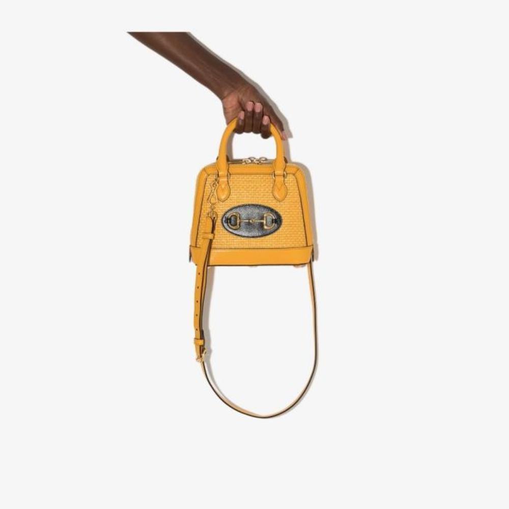 구찌 여성 숄더백 크로스백 Yellow Horsebit 1955 mini leather top handle bag 16752801_6407162VAAG이끌라구찌