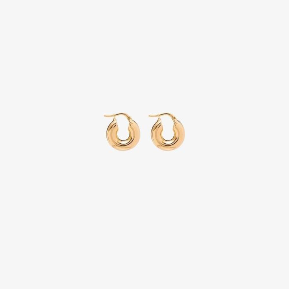 질샌더 여성 귀걸이 gold plated mini hoop earrings 17683647_JSPU837312WUS84002이끌라질샌더