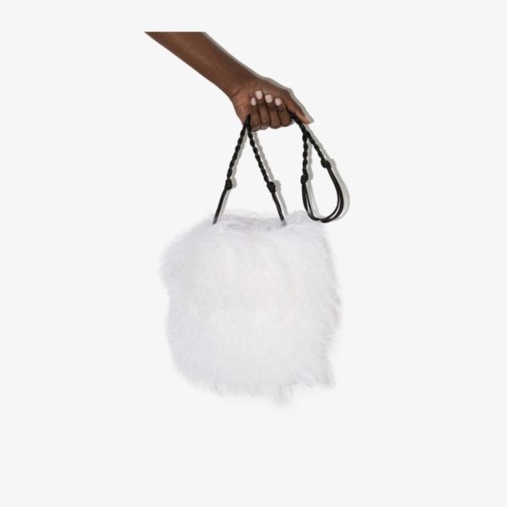 질샌더 여성 숄더백 크로스백 White Tangle small faux fur shoulder bag 16380591_JSPS853173WSB70040N이끌라질샌더