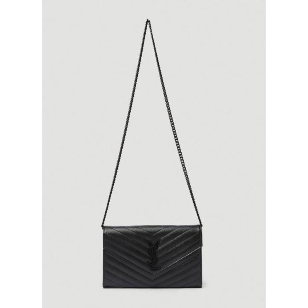 생로랑 여성 숄더백 크로스백 Envelope Chain Wallet Shoulder Bag in Black 098073657441이끌라생로랑