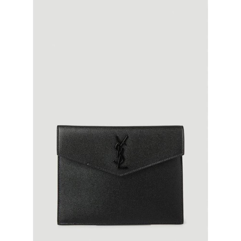 생로랑 여성 파우치 Logo Small Pouch Clutch Bag in Black 098099800225이끌라생로랑