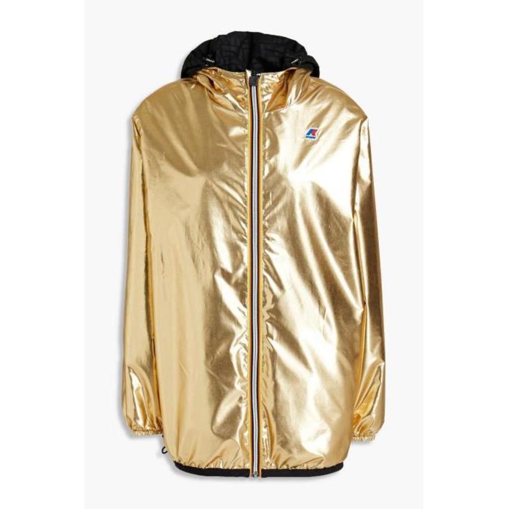 펜디 여성 자켓 블레이저 Reversible appliqued metallic shell hooded track jacket 36093695689005109이끌라펜디