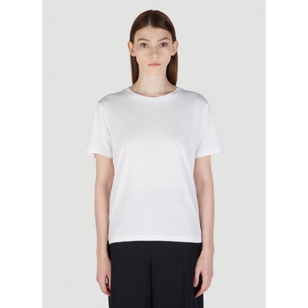 생로랑 여성 티셔츠 맨투맨 Classic T Shirt in White sla0247006nat이끌라생로랑