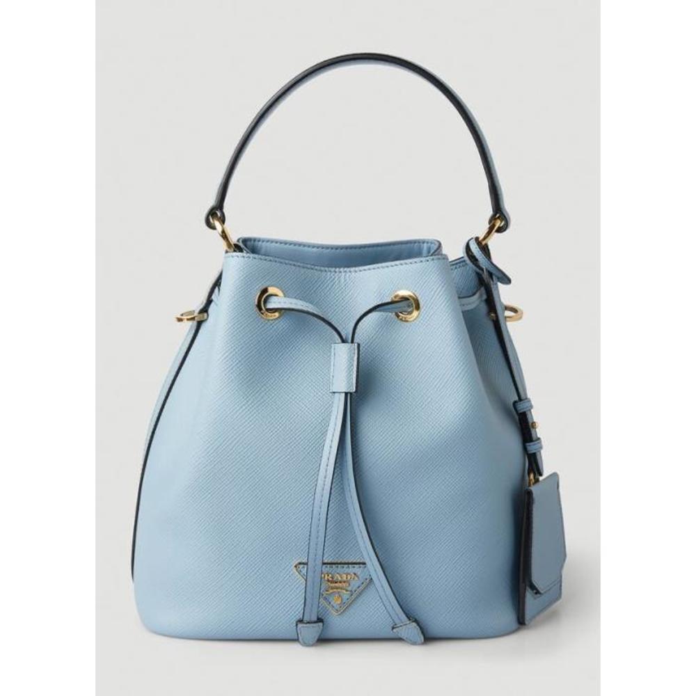 프라다 여성 토트백 탑핸들백 Saffiano Leather Bucket Bag in Blue 098051188733626이끌라프라다