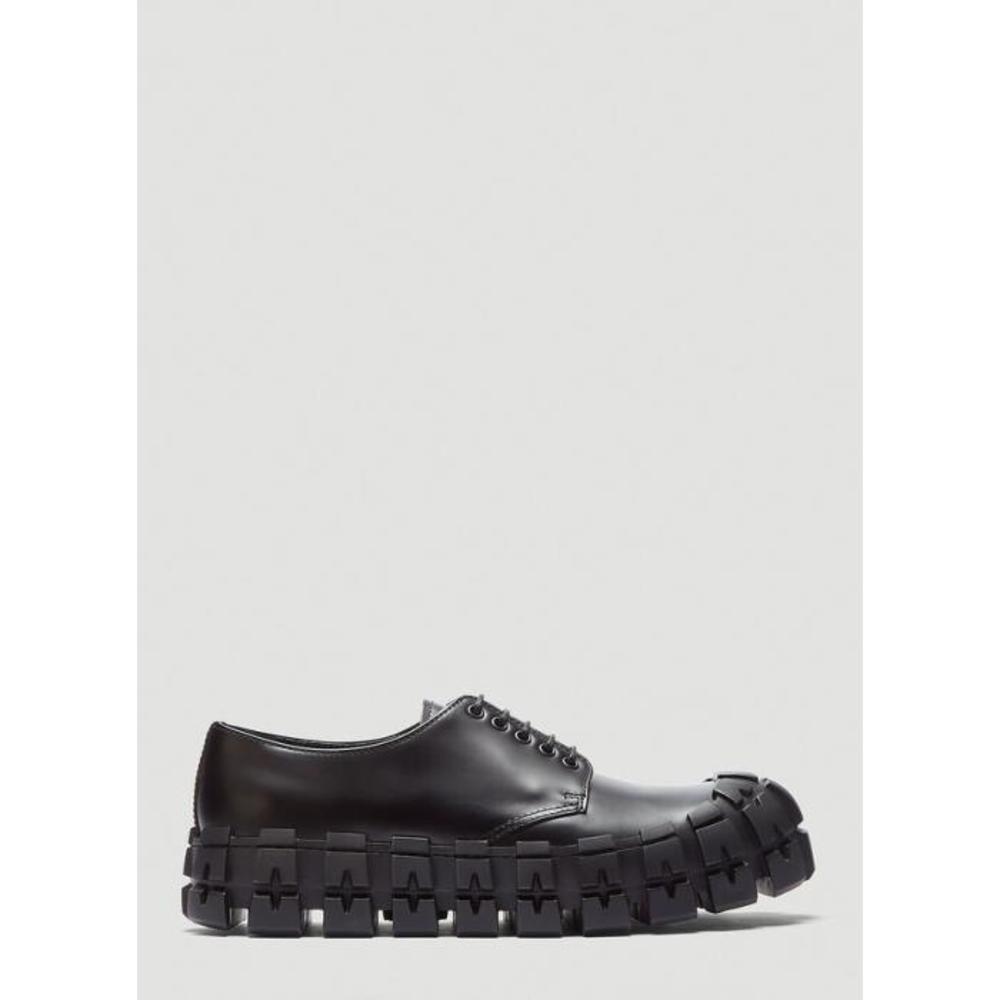 프라다 남성 구두 로퍼 Leather Derby Shoes in Black pra0143036blk이끌라프라다