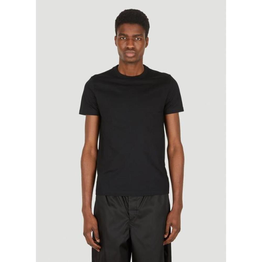 프라다 남성 티셔츠 맨투맨 Classic T Shirt in Black pra0149023blk이끌라프라다