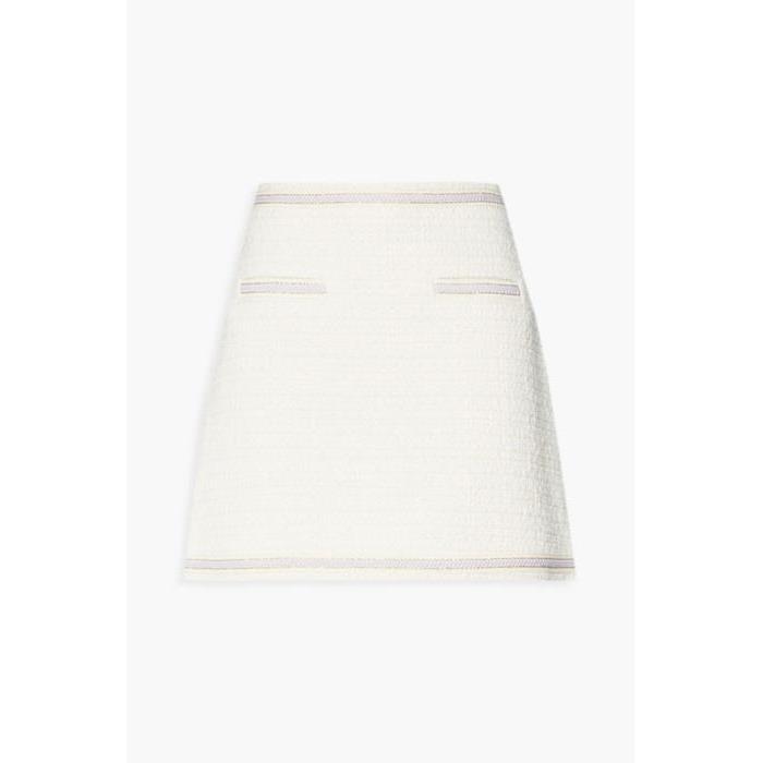 마쥬 여성 스커트 Janessa metallic trimmed cotton blend tweed mini skirt 36856120585546527이끌라마쥬