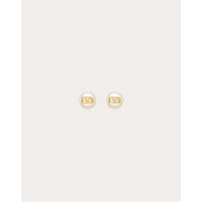 발렌티노 여성 귀걸이 VLogo Signature Earrings with Pearls ZW2J0E35UXM0O3이끌라발렌티노