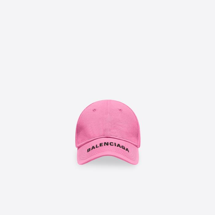 발렌시아가 여성 디지털 액세서리 Womens Logo Cap in Pink 541400310B25960이끌라발렌시아가
