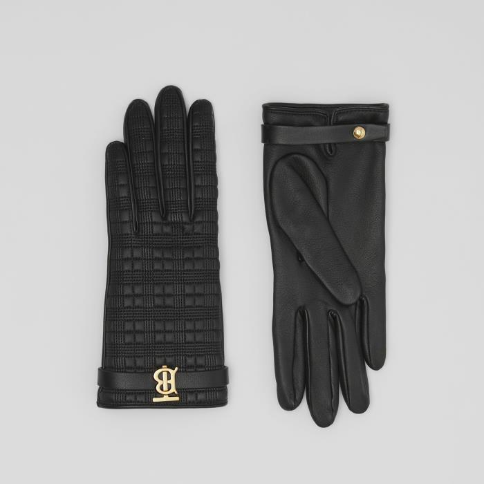 버버리 남성 장갑 80459091 Cashmere lined Quilted Leather Gloves이끌라버버리