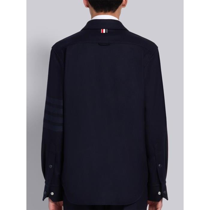 톰브라운 남성 자켓 블레이저 flannel tonal 4 Bar shirt jacket MJO055A-06393-415이끌라톰브라운
