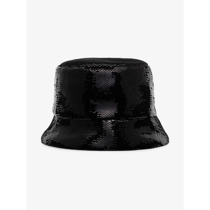 프라다 여성 모자 Black Logo Sequinned Bucket Hat 17599295_1HC1372D0G이끌라프라다
