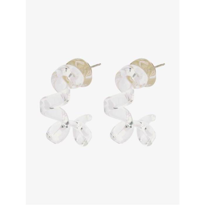 보테가베네타 여성 귀걸이 transparent Turn glass hoop earrings 17620635_676451V507R이끌라보테가베네타