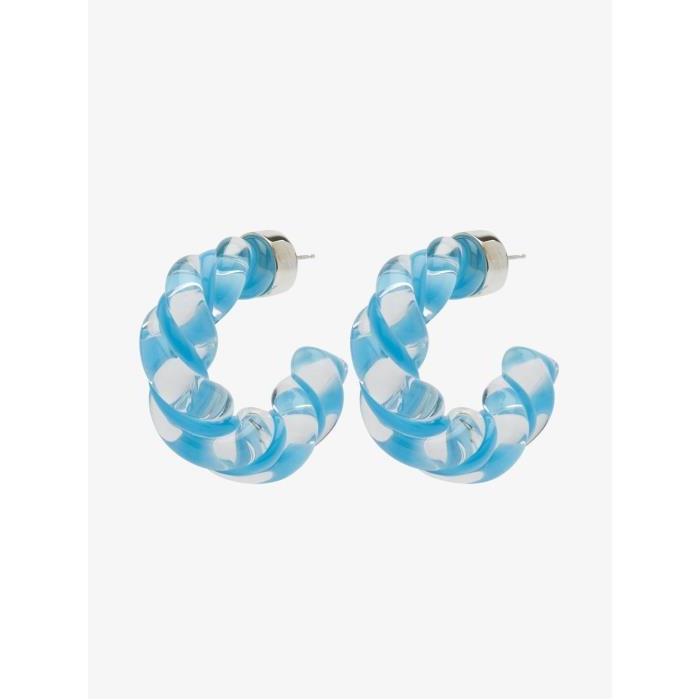 보테가베네타 여성 귀걸이 blue Twist glass hoop earrings 17317010_676452V507R이끌라보테가베네타