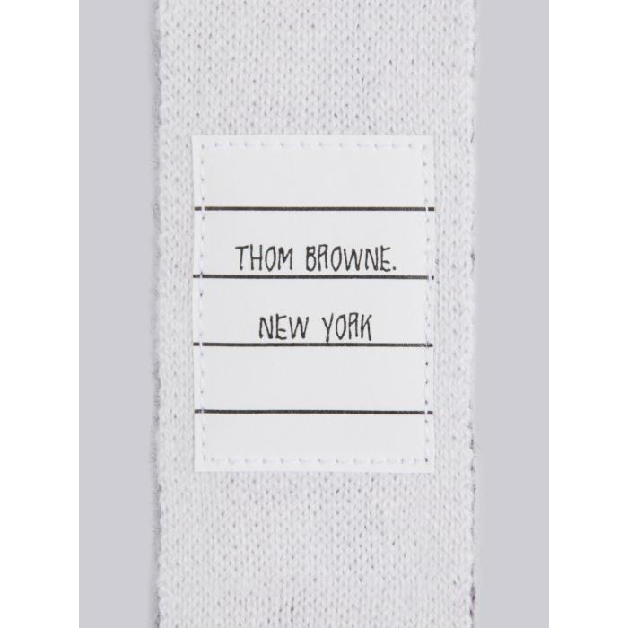 톰브라운 남성 타이 보타이 Medium Grey Cashmere Knit 4 Bar Tie MNL029K-00011-035이끌라톰브라운