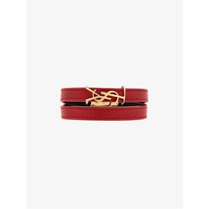 생로랑 여성 팔찌 red Opyum wrap leather bracelet 13388059_536073BL40J이끌라생로랑