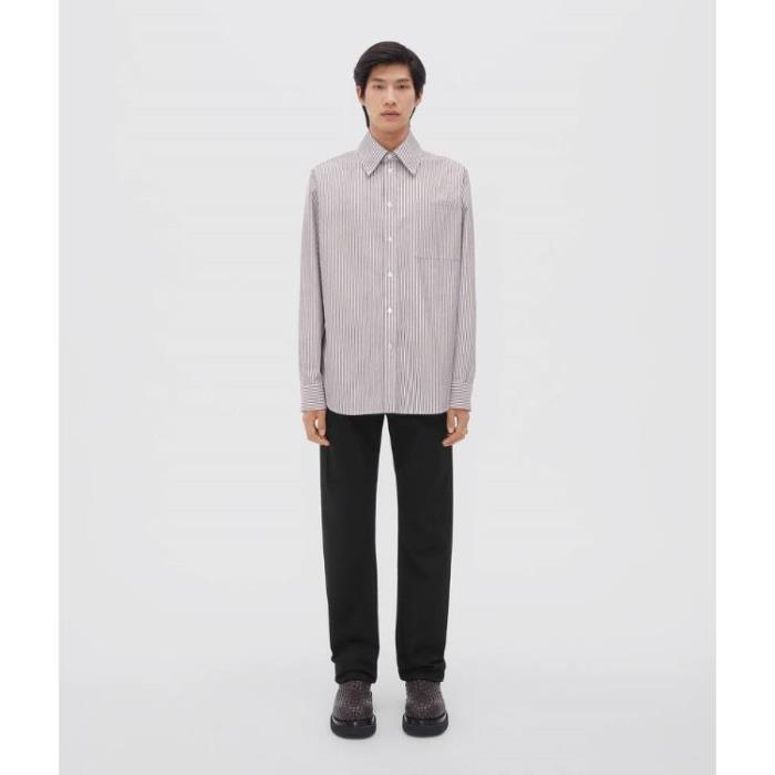 보테가베네타 남성 셔츠 Compact Cotton Striped Shirt 720688V2AQ02585이끌라보테가베네타